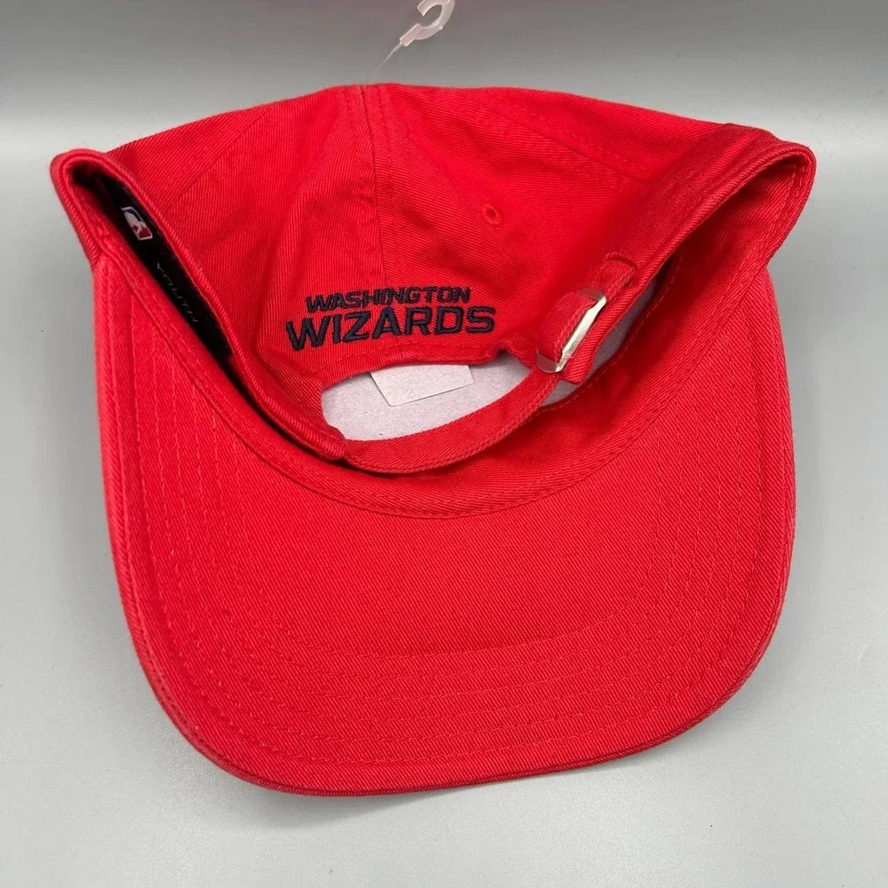 Washington Wizards Hat Youth Red Embroidered NBA Strap Back‎ Cap Cotton New
